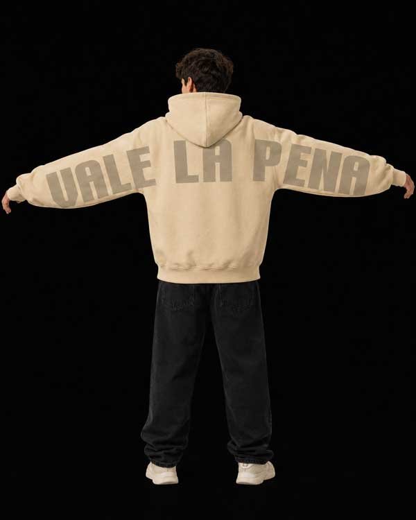 Hoodie Beige Unisex
