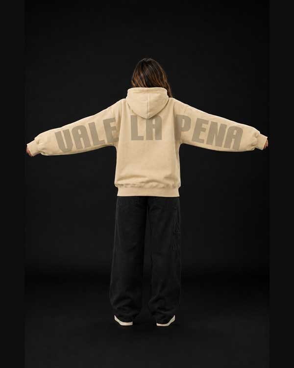 Hoodie Beige Unisex