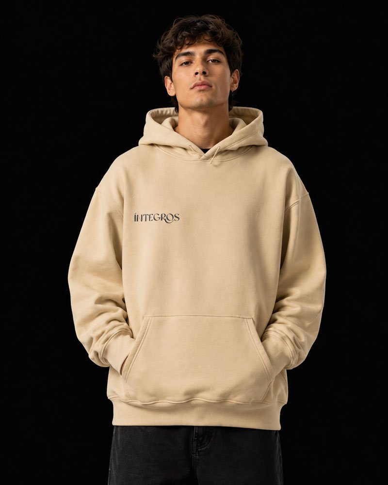 Hoodie Beige Unisex